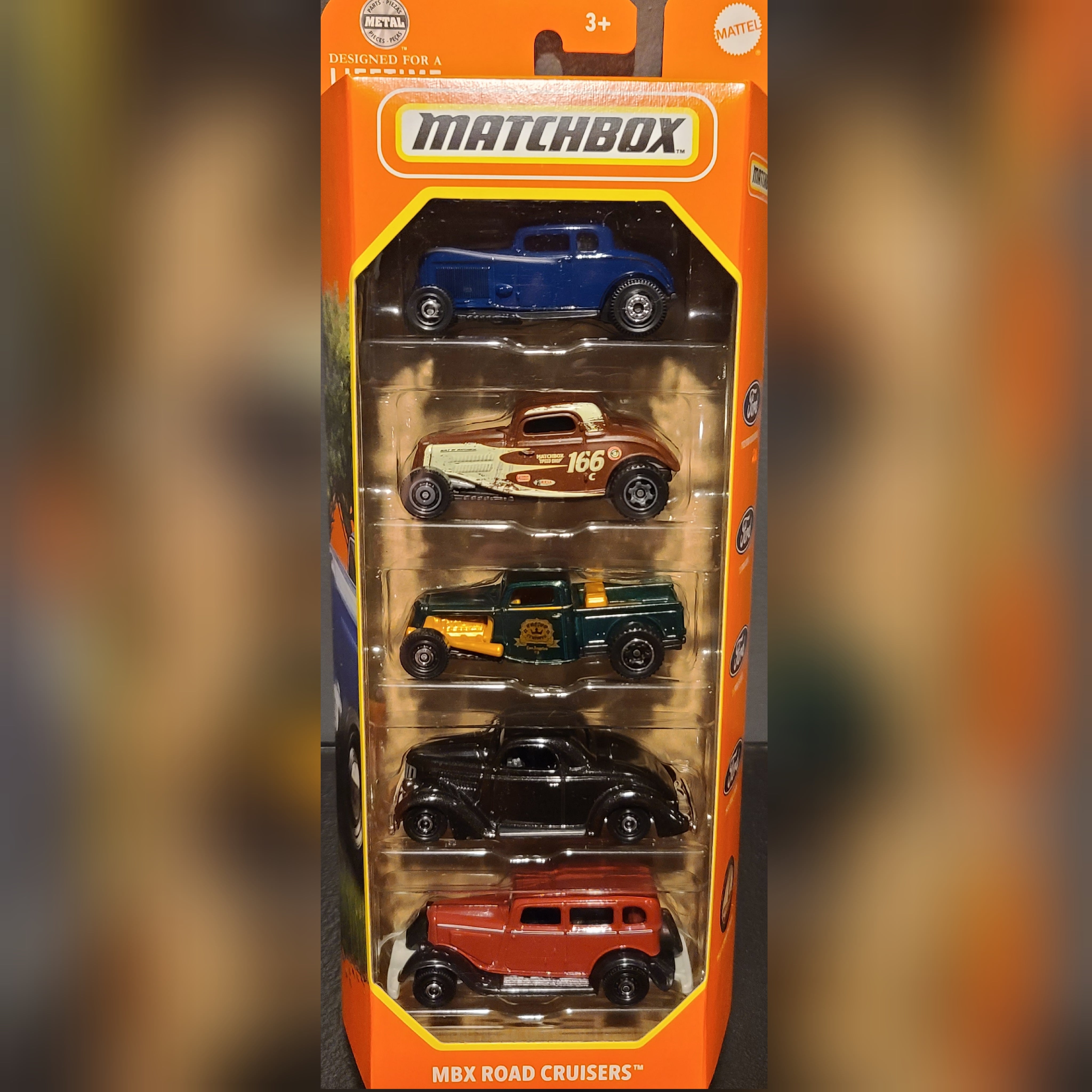 Matchbox 5 Pack: MBX Road Cruisers (2024)